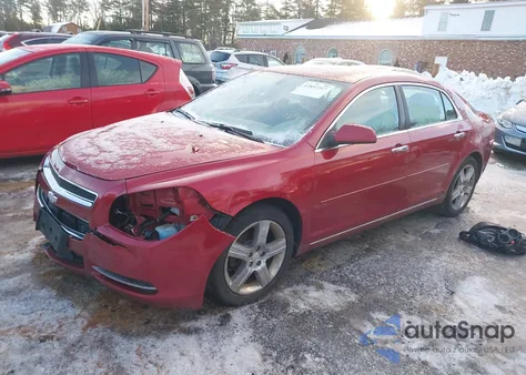 2012 Chevrolet Malibu 1Lt from USA, damaged, VIN 1G1ZC5E00CF282123